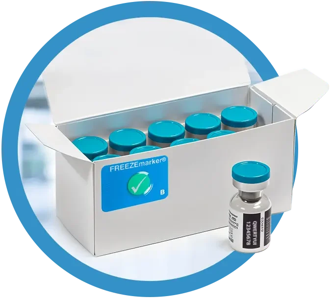 freezemarker freeze indicators, vaccine cold chain monitoring