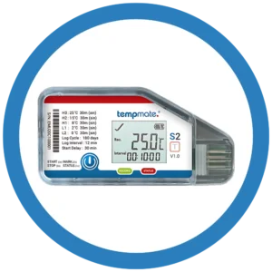 Tempmate S2, Shipment Data Logger, Digital Data Logger with Display, USB Data logger USB logger, LCD Data Logger, Tempmate Data Logger