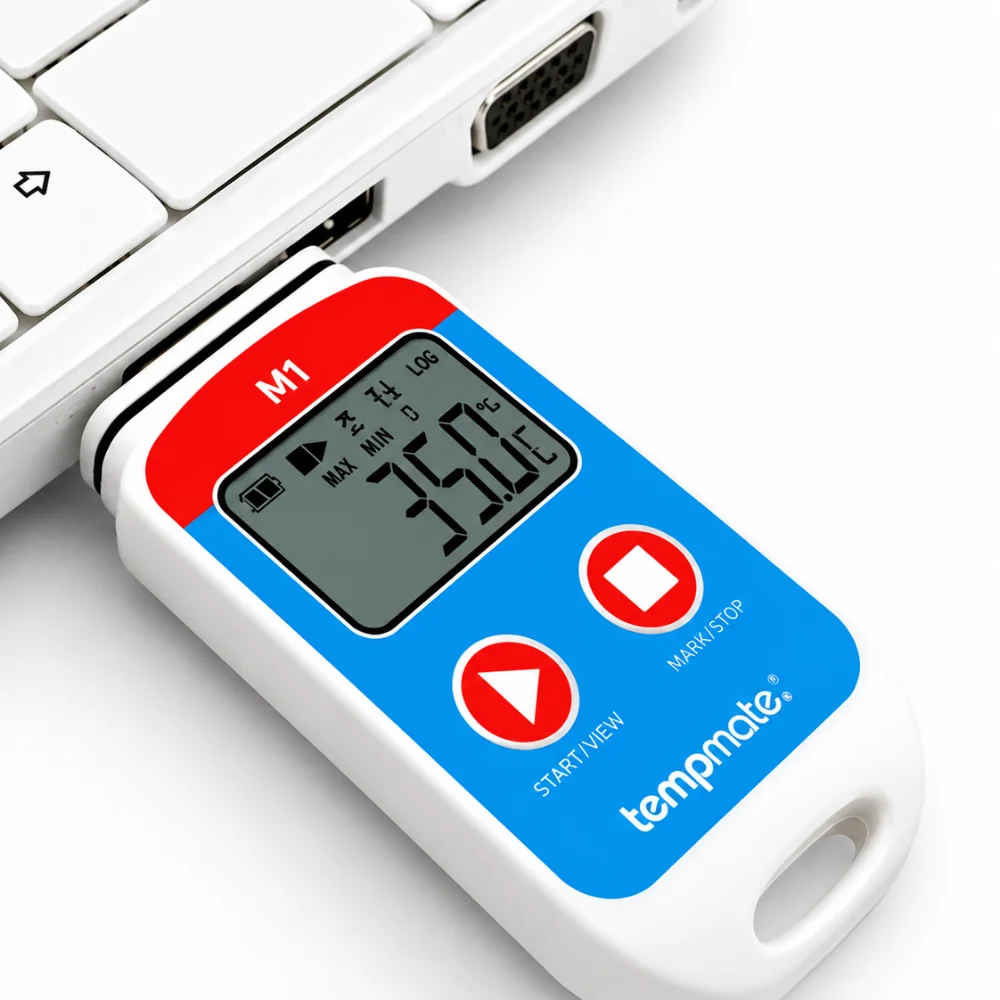 Tempmate M1 LCD Data Logger, Multi Use Data Logger, USB temperature data logger