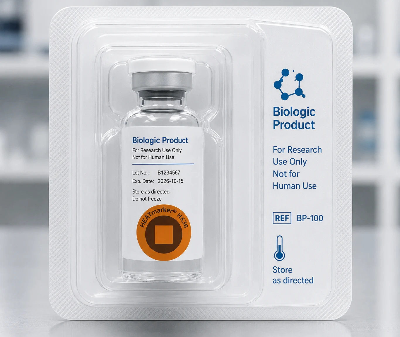 HEATmarker TTI for biologics