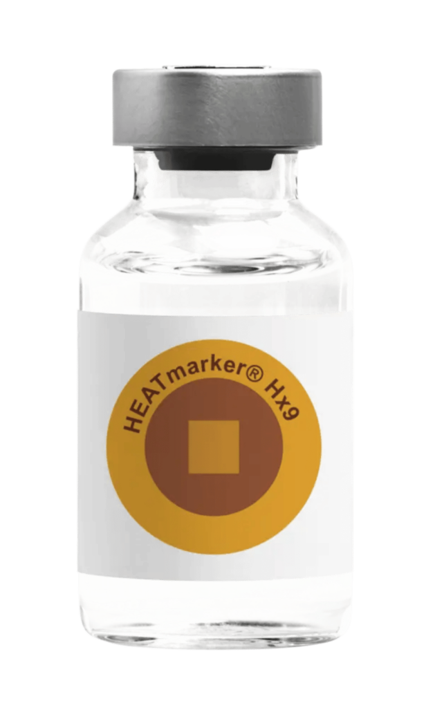 Heatmarker- cold chain monitoring equipment temperature indicator labels